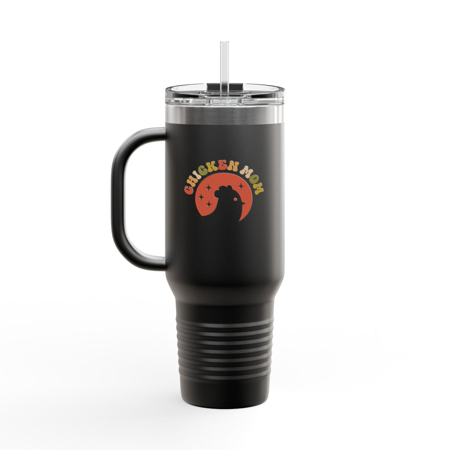 Travel Mug - Funny Chicken Mom Era insulated Cup