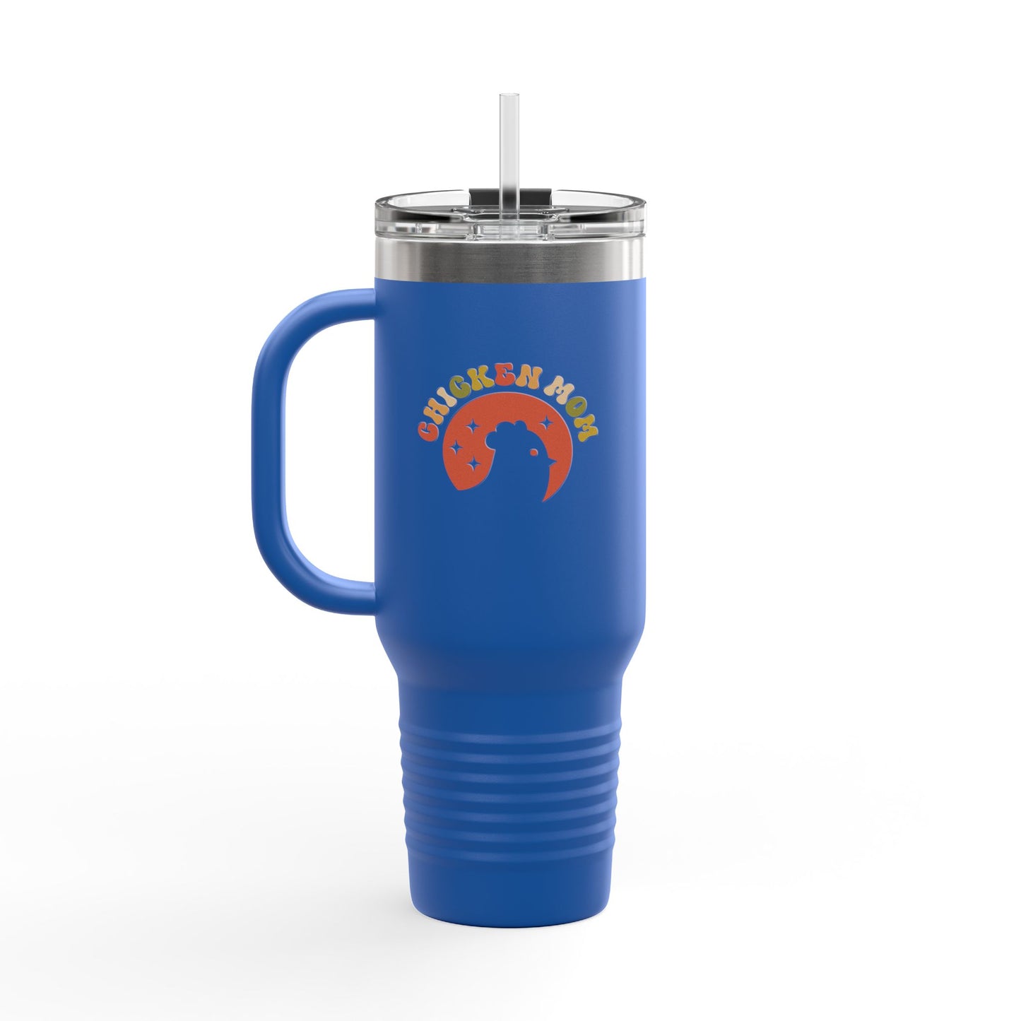Travel Mug - Funny Chicken Mom Era insulated Cup