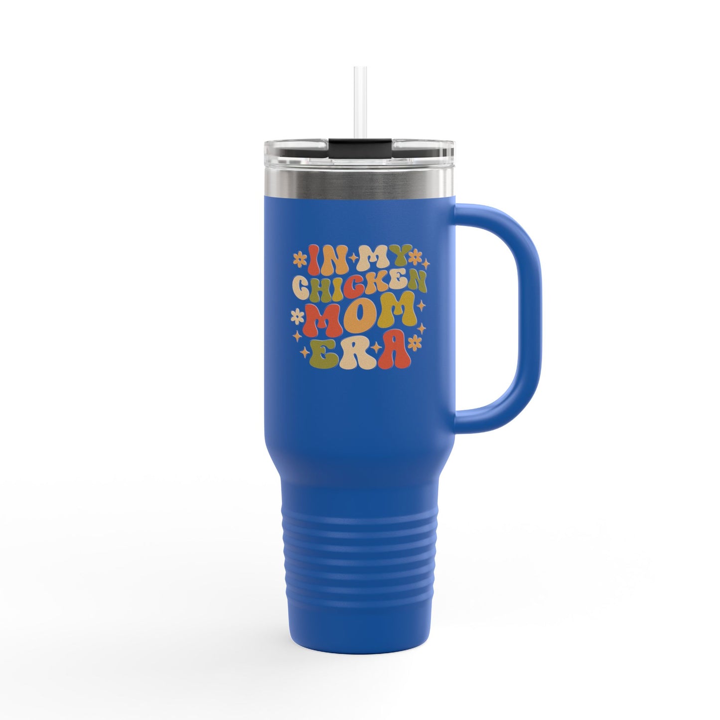 Travel Mug - Funny Chicken Mom Era insulated Cup