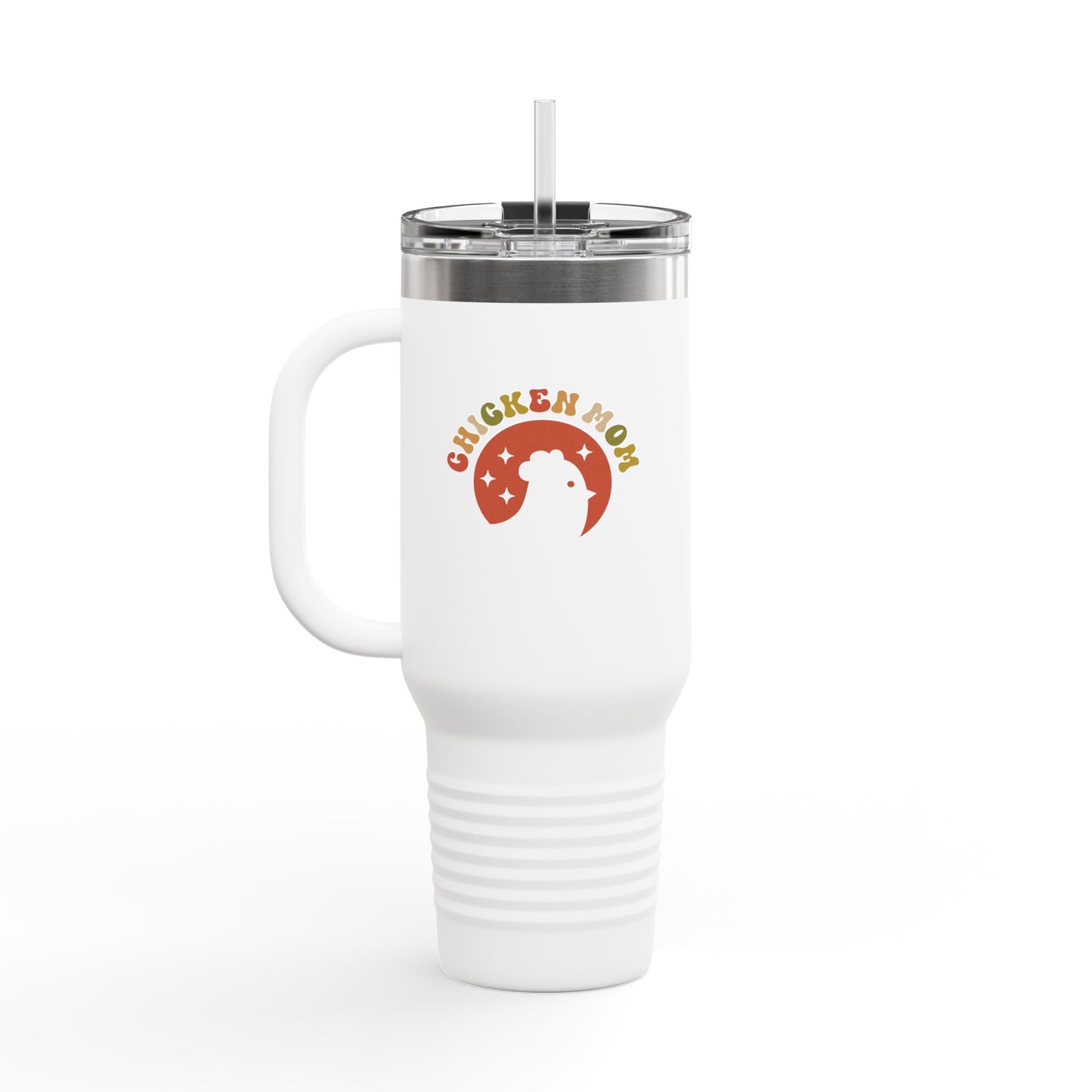 Travel Mug - Funny Chicken Mom Era insulated Cup
